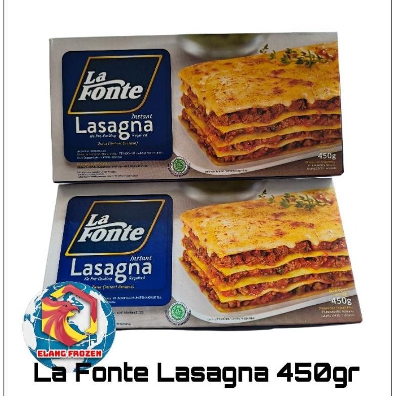 

La Fonte Lasagna Instan 450gr Halal Semolina Durum Nugi