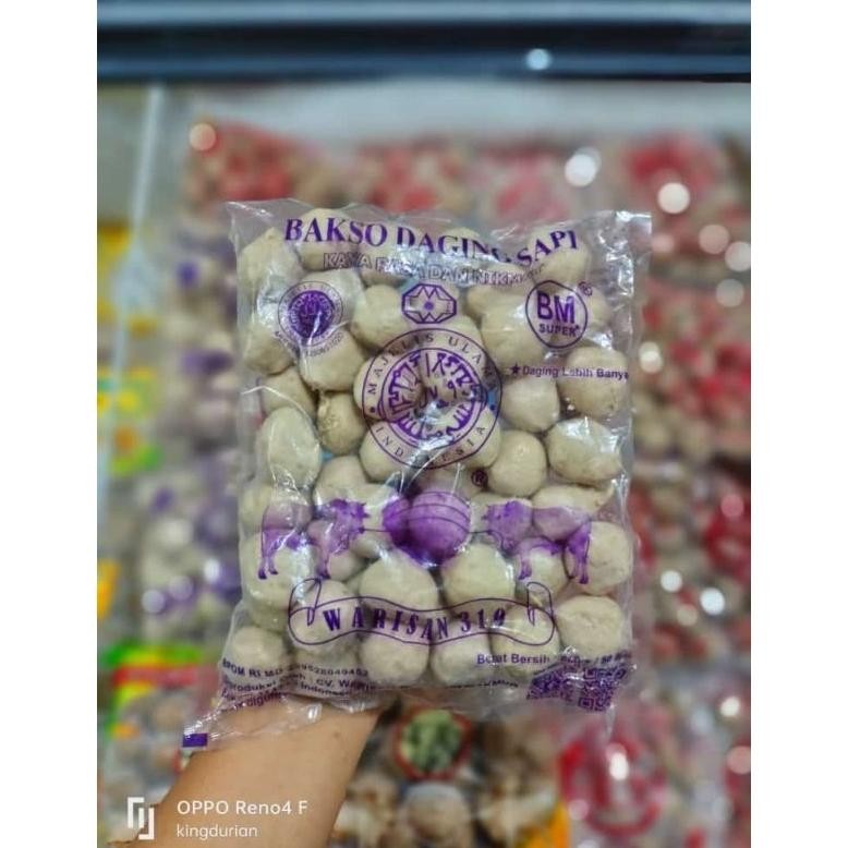 

Bakso Warisan Sablon Ungu Isi 50 Pcs Segar Nugi