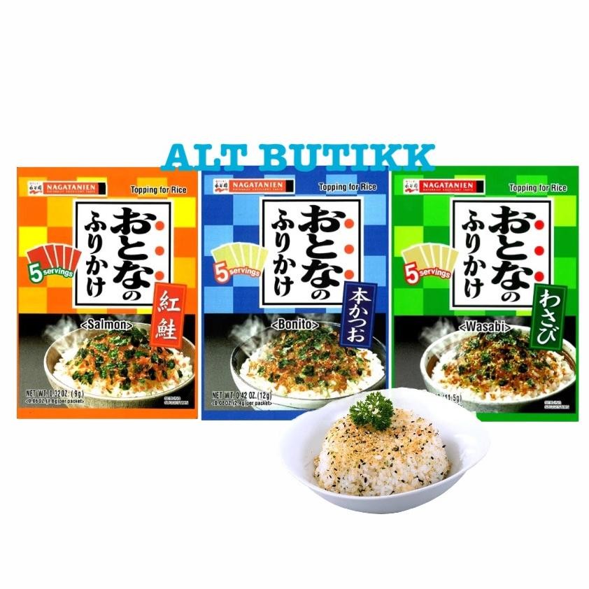 

READY STOCK NAGATANIEN OTONA NO FURIKAKE | ABON TABUR JEPANG | RICE TOPPING - WASABI