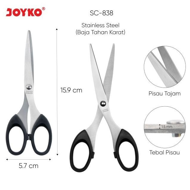 

Gunting Joyko SC-838 Sedang RB2