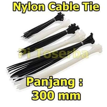 

Kabel Tis 300 Mm 30 Cm X 3.6 Mm Cable Tie Ties - Putih