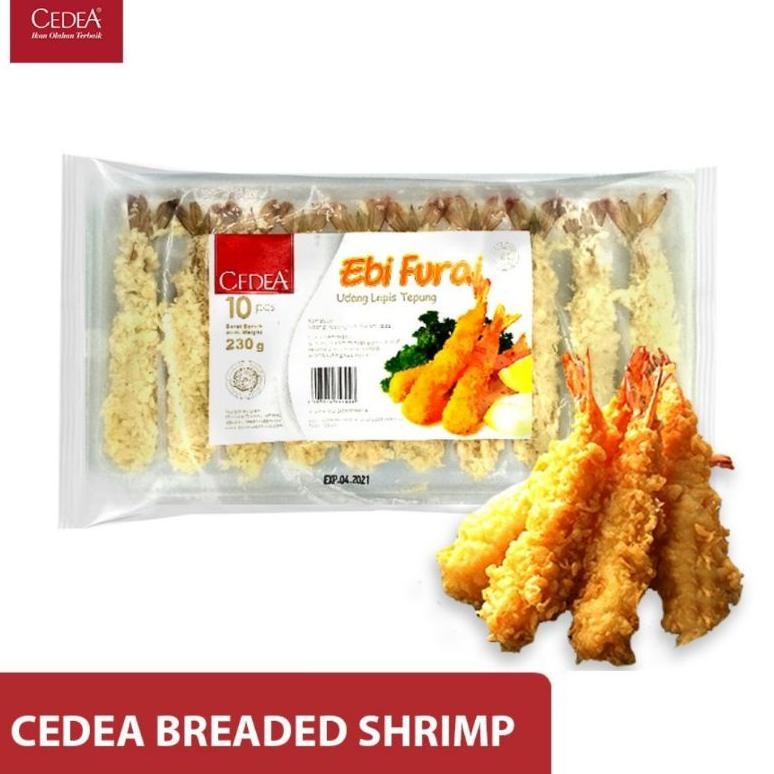 

CEDEA Breaded Shrimp / Ebi Furai / Udang Lapis Tepung Isi 10 Nugi