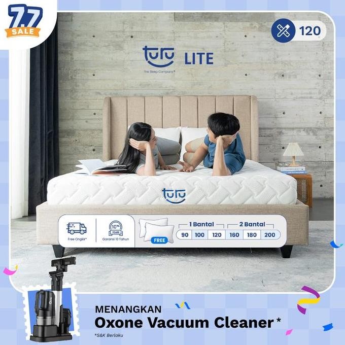 Kasur Base Support Foam TURU LITE ukuran 120x200 (Double) FREE BANTAL