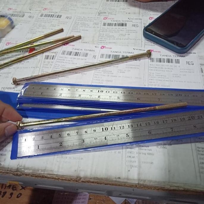 baut mur M6 x 200 BARU