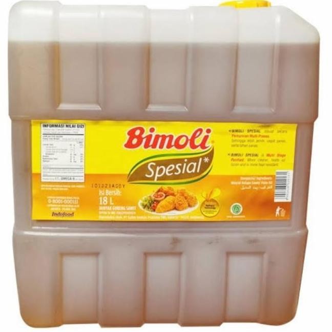 

Minyak Goreng Bimoli Spesial 18 Liter Jerigen - Minyak Curah Ekonomis Surabaya Diskon!