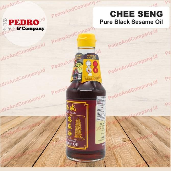 

Chee Seng / Pagoda Minyak Wijen Hitam 320Ml - Pure Black Sesame Oil Asli Diskon!