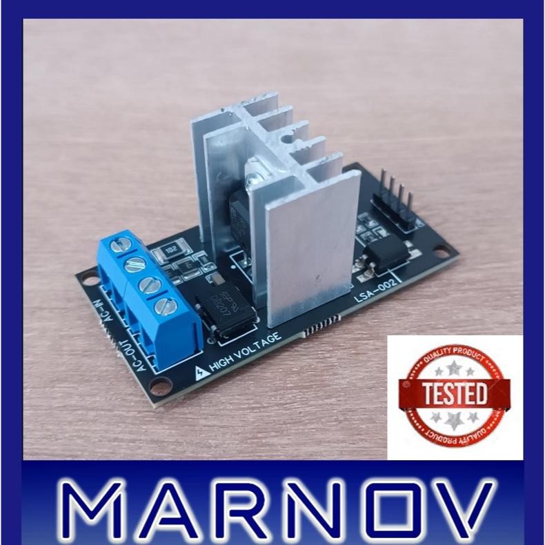 LSA-002 AC Dimmer Module Modul Triac ZCD Arduino 1 Channel 5V 3.3V Nugi