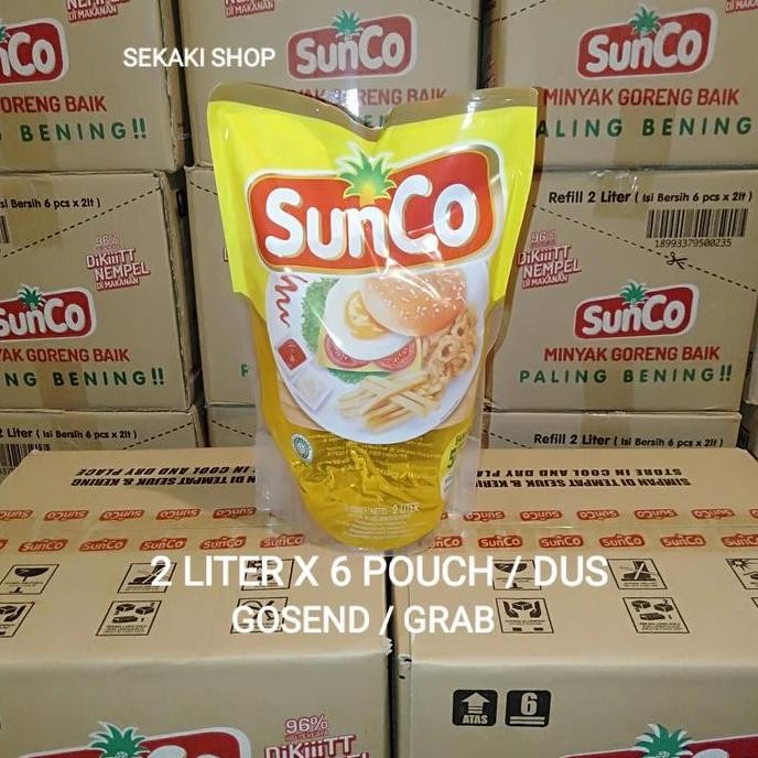 

Minyak Goreng Sunco 2 Liter (1 Dus Isi 6) - Paket Hemat Untuk Kebutuhan Dapur Diskon!