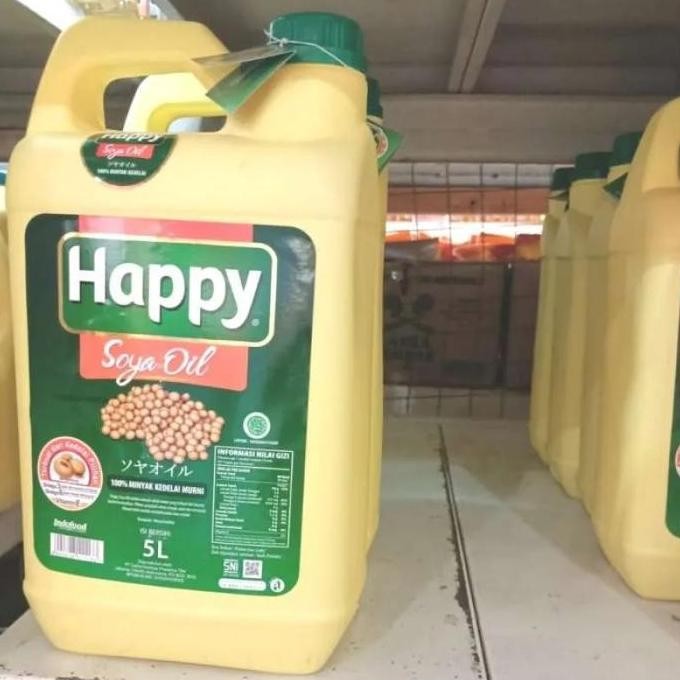 

Happy Soya Oil 5 Liter - Minyak Kedelai Sehat Masak Harian Diskon!