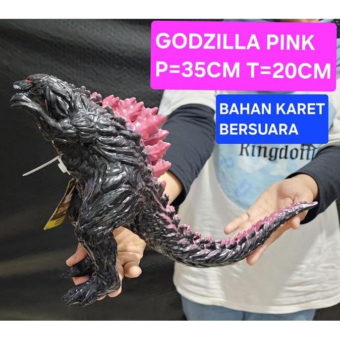 Siap Kirim Boneka Godzilla Suara 35cm Lucu Mainan Anak Laki-Laki