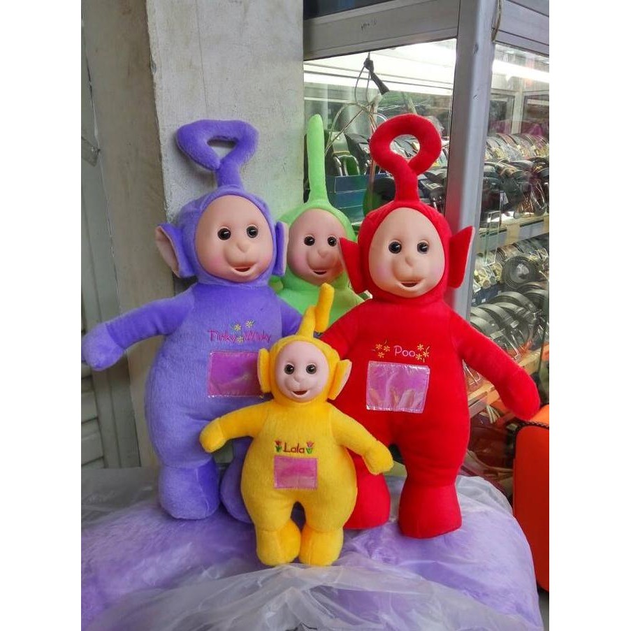 Siap Kirim Boneka Teletubbies Jumbo 45cm Bahan Velboa Halus Premium