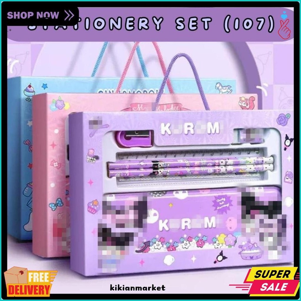 

[Atk] Stationery Set Paket Alat Tulis Anak Karakter Kartun Lucu Terlengkap Dan Termurah