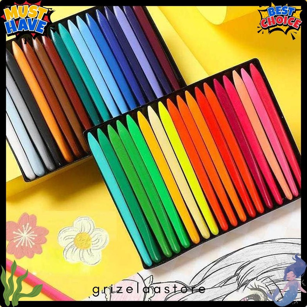 

Djb - Set Crayon Anak 36 Warna - Non Toxic, Anti Air, Pensil Warna Untuk Mewarnai Gambar Terlengkap Dan Termurah