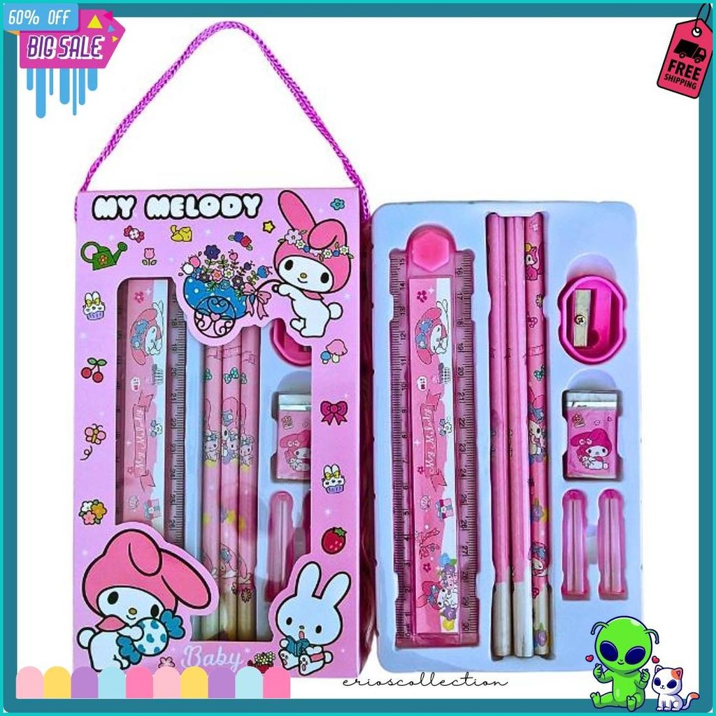 

Set Alat Tulis Anak 8 In 1 Motif Sanrio Labubu Capybara Stationary Set Perlengkapan Sekolah Flash Sale! Diskon Hingga 70%