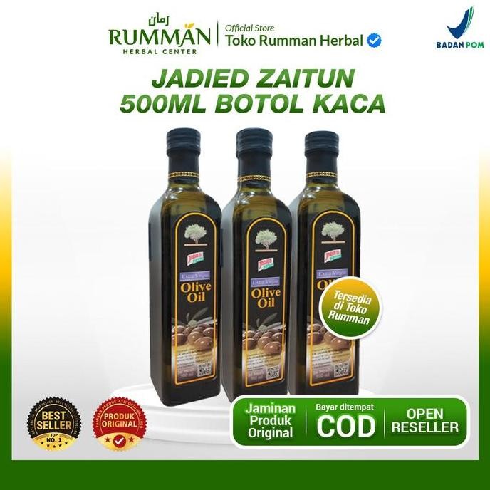 

Jadied Olive Oil Extra Virgin 500Ml Minyak Zaitun Asli Kaya Nutrisi Diskon!