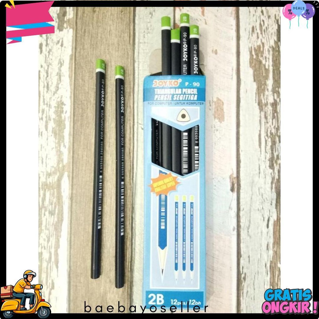 

Pensil 2B Joyko P-90 (12Pcs) Untuk Menulis Dan Menggambar Terlaris! Produk Ini Banyak Dicari