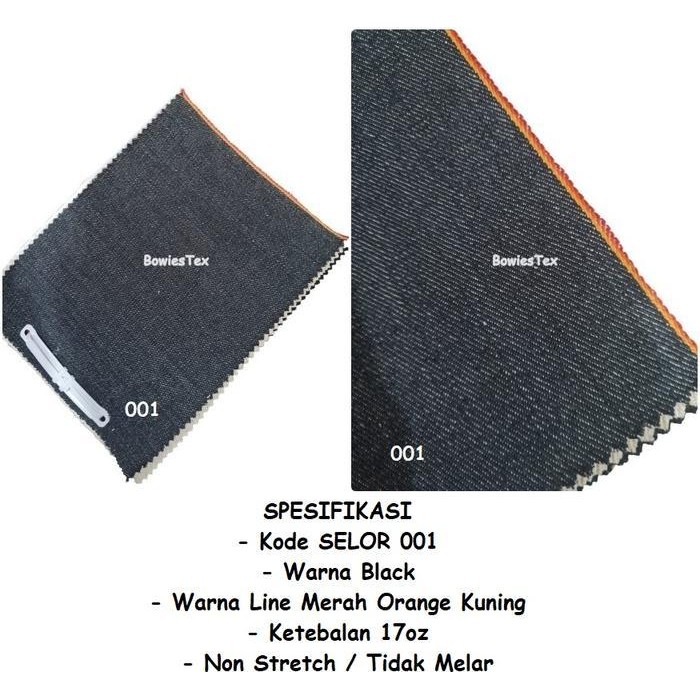 Oms Kain Selvedge Bahan Jeans Selvedge Bk083 Denim Selvedge Bobber Original Denim Selvedge Selor