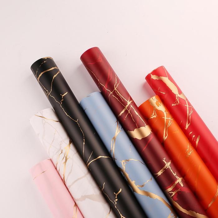 

Bis 1 Lembar Wrapping Marble - Cellophane Buket Bunga W015 Hampers