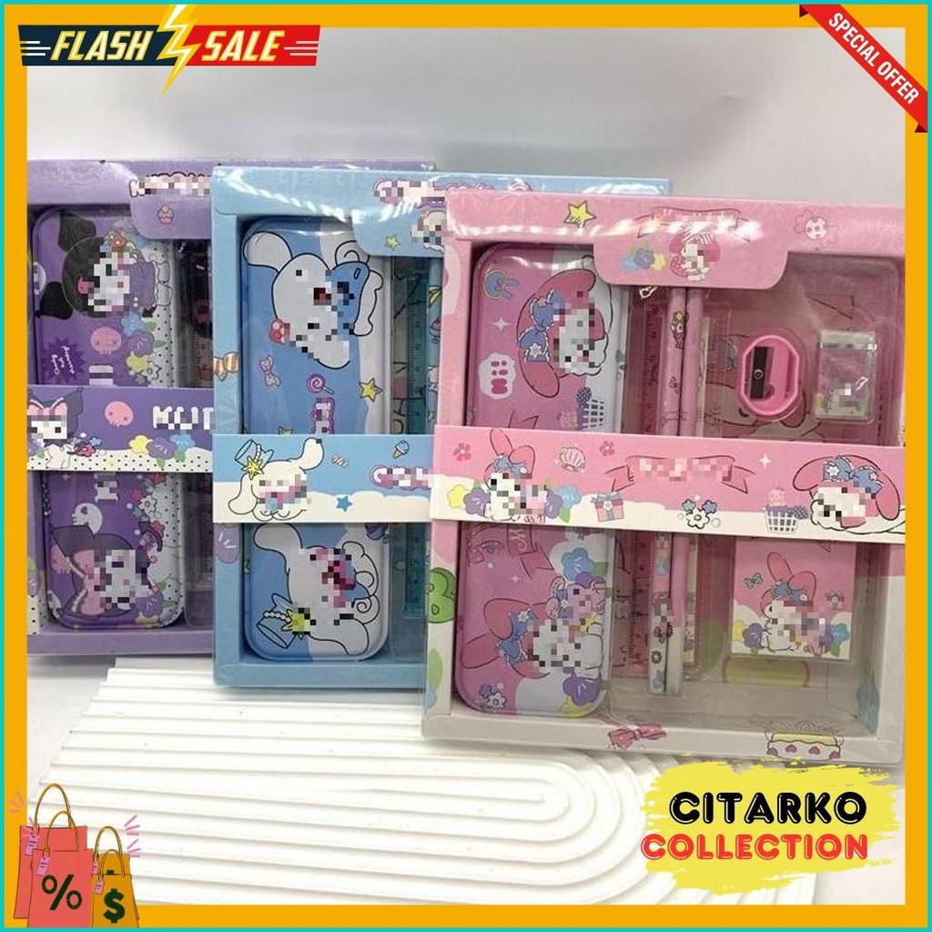 

Hc Paket Alat Tulis Set 7 In 1 Set Stationery 7In1 Karakter Kartun Alat Tulis Anak Sekolah Penghapus Pengaris Kotak Pensil Penggaris Crayon Flash Sale! Diskon Hingga 70%