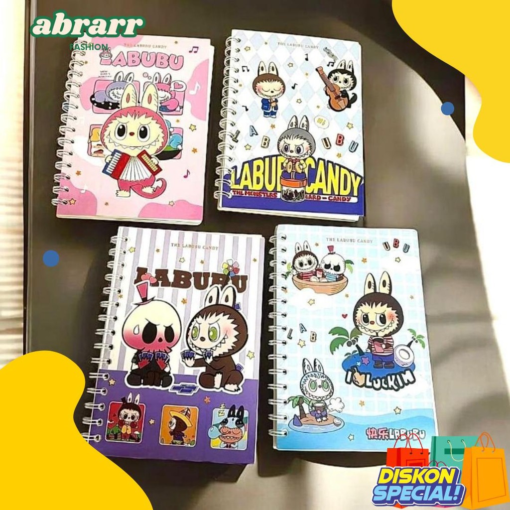 

Stv Buku Tulis A5 Karakter Sanrio & Labubu Isi 60 Lembar / Ring Book Model Cinnamoroll Kuromi Melody Labubu Buku Sekolah Anak A5 Terlaris! Produk Ini Banyak Dicari