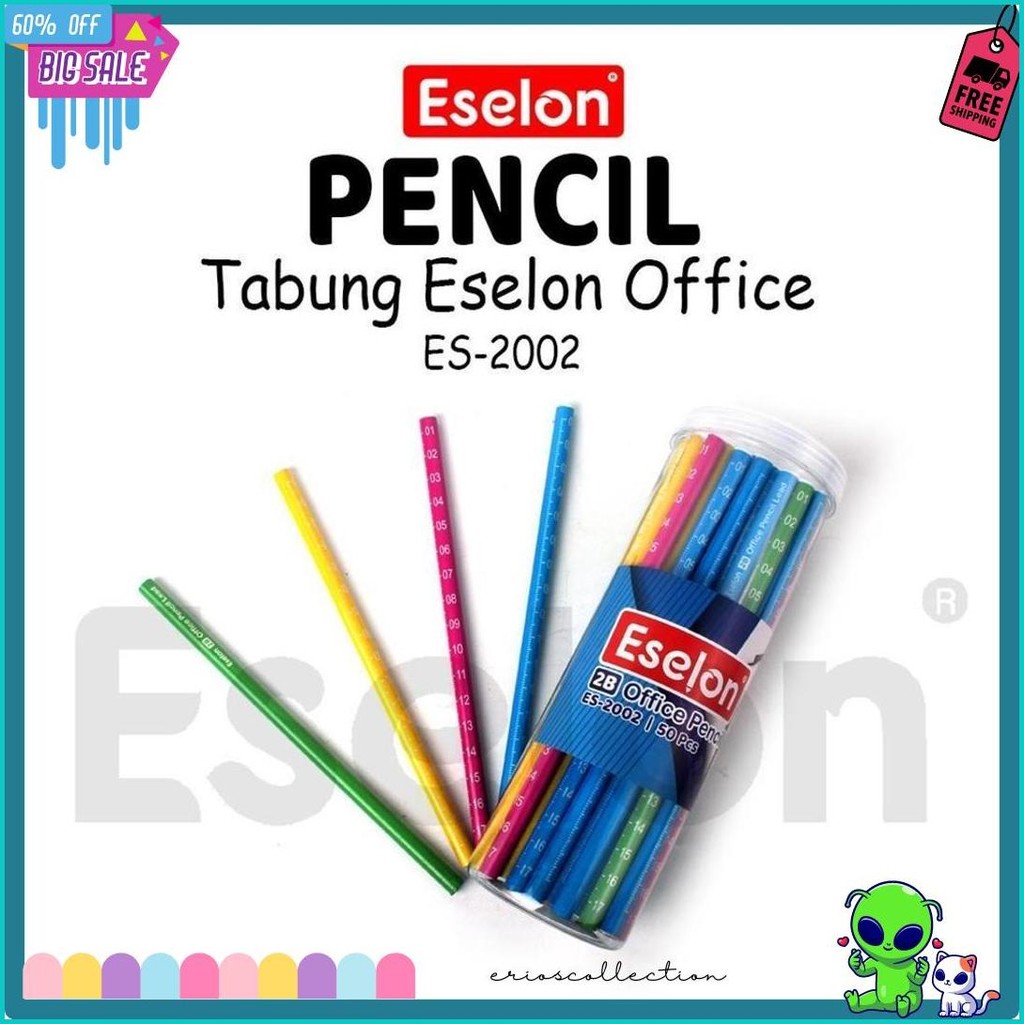 

50Pcs Pensil Karakter Eselon / 1 Tabung Pensil 2B Karakter Terlaris! Produk Ini Banyak Dicari