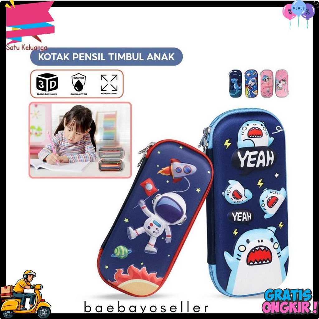 

Satu Keluarga Kotak Pensil 3D Karakter Timbul A39 Tempat Penyimpanan Alat Tulis Tempat Pensil Anak Sekolah Tk Anti Air Import Diskon Setengah Harga