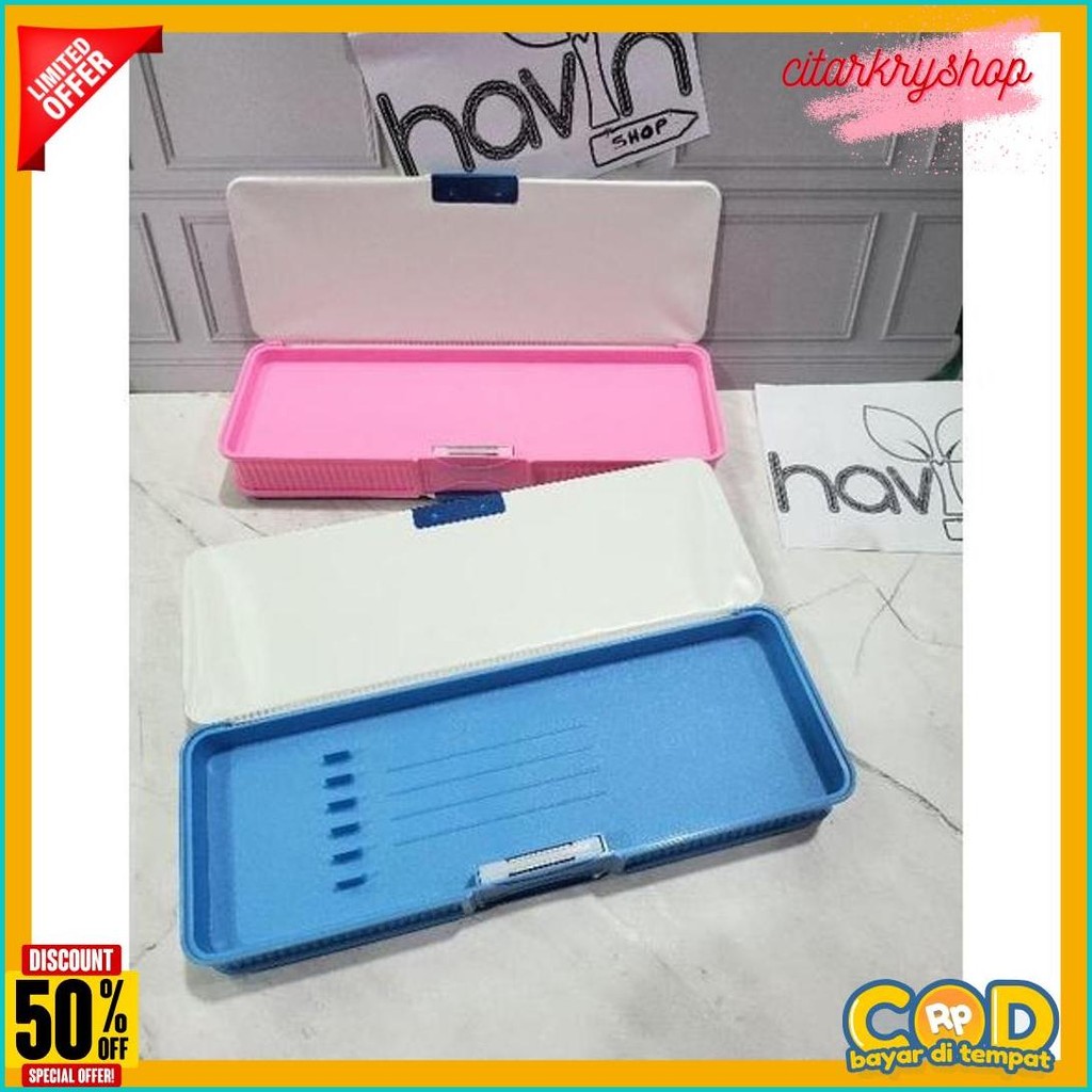 

Kotak Pencil Magnet Tanggung/Pencil Case Magnet Tanggung Tepak Diskon Setengah Harga