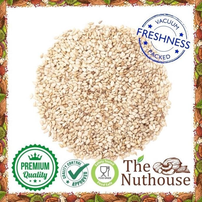 

1kg White Se Seeds Roasted Biji Wijen Putih Sangrai Premium