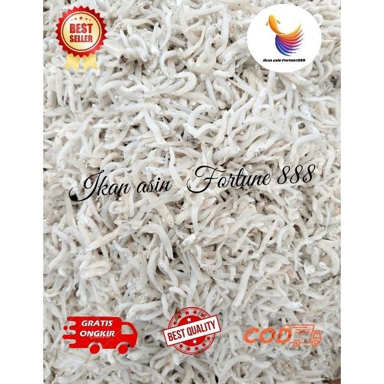

Ikan asin Teri nasi putih kasarteri nasi medan kasarPekbut kasar 1000gram 500gram 250gram