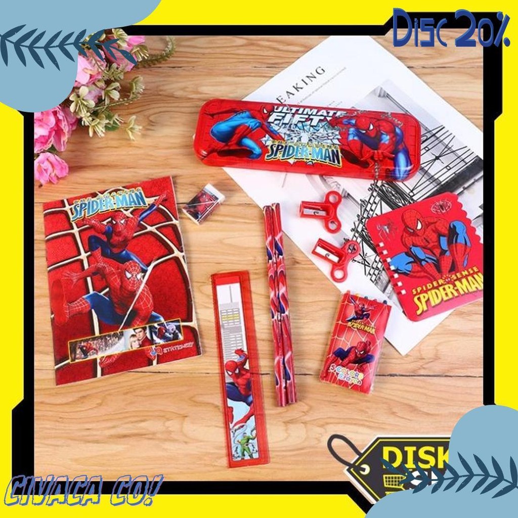 

Diskon Shop - S5982 Set Alat Tulis 8 In 1 / Set Alat Tulis Anak Motif Kartun / Set Alat Tulis 8 In 1 Lucu / Stationery Set 8 In 1 Lucu Terlaris! Produk Ini Banyak Dicari