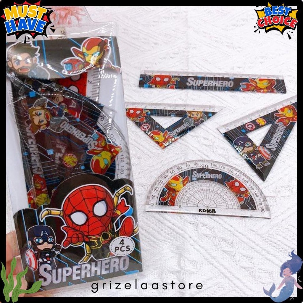 

Penggaris Set Lengkap Ruler Set Import Penggaris Busur Sekolah Diskon Setengah Harga