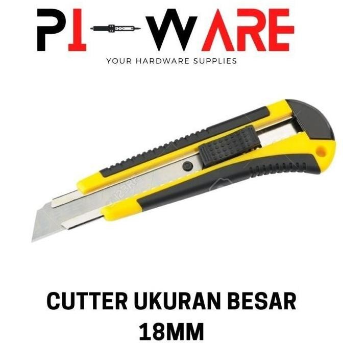 

Cutter Knife Pisau Pemotong Tajam Ukuran Besar 18Mm
