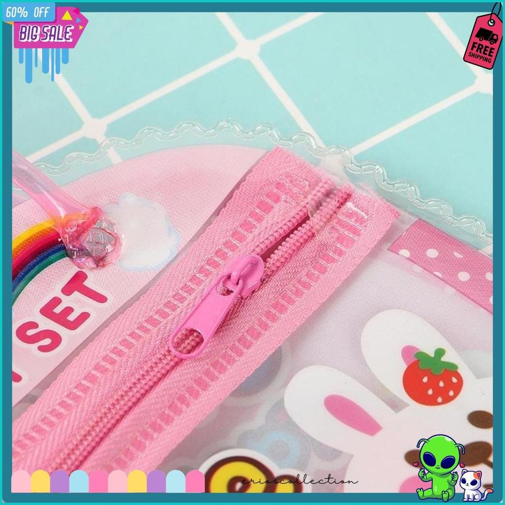 

Nice Child Stationery Set 6 In 1 Free Bag Alat Tulis Anak Sekolah Buku Pulpen Penghapus Pengaris Flash Sale! Diskon Hingga 70%