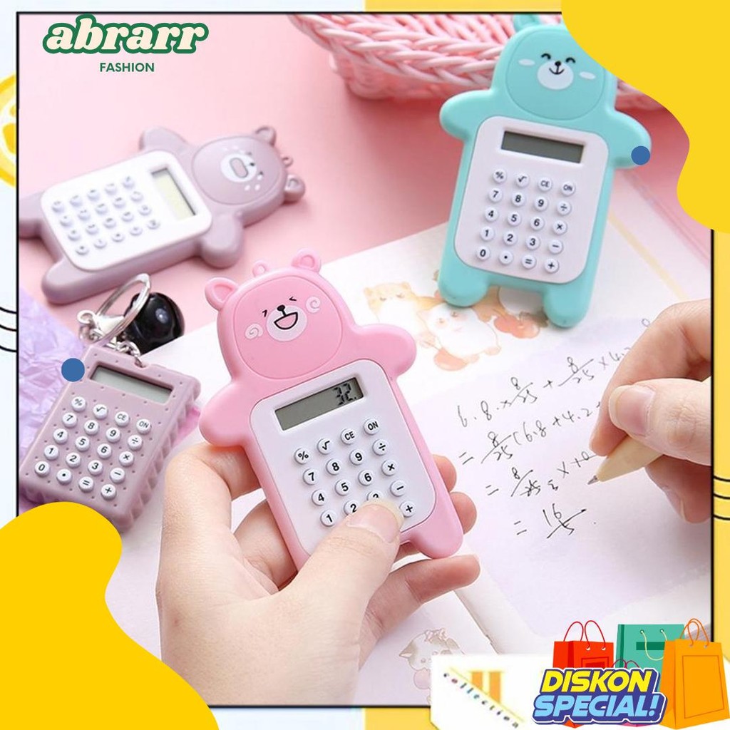 

Hc Calculator Mini Portable Motif Bear Kalkulator Portable Mini Beruang Kalkulator Unik Kalkulator 8 Digit Mini Portable Kalkulator Beruang Tombol Karet Kalkulator Sekolah /Stationary Warna Warni Terlengkap Dan Termurah