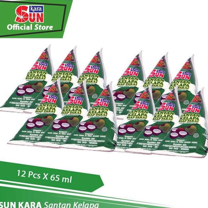 

SUN KARA Santan Kelapa (Coconut Cream) 65 ml - 12 Pcs PS