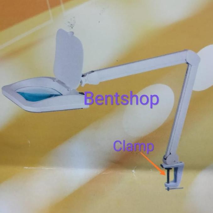 

Kaca Pembesar Magnifying Lamp Lampu Sanfix Sm-75-5 Clamp 5X Pembesaran Kualitas Terbaik Harga Termurah