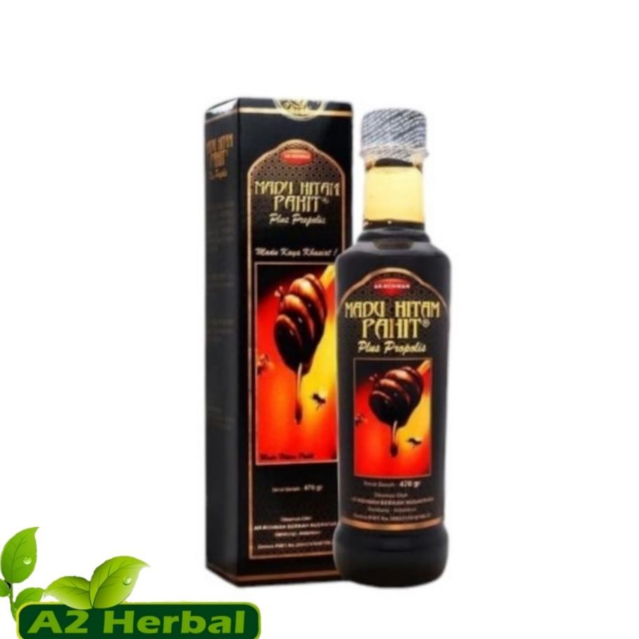 

Madu Hitam Pahit Ar Rohmah | Ratu Lebah Madu Hitam Pahit Plus Ekstrak Propolis & Daun Insulin | Insuline Darusyifa 470gr | MHP Arrohmah Nugi
