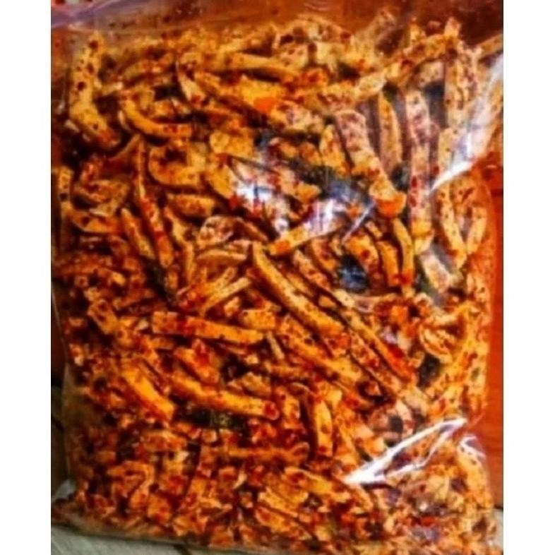 

Basreng Viral Pedas Daun Jeruk 1kg Bumbu Melimpah Nugi