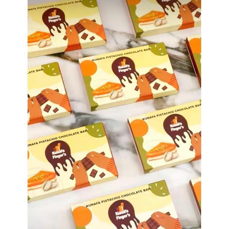 

kunafa pistachio chocolate bar made in by kunafa finger malaysia Nugi