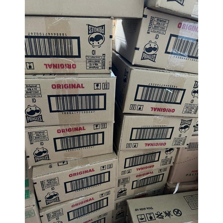 

PRINGLES MINI DUSAN ISI 12PCS UK 42gr Nugi