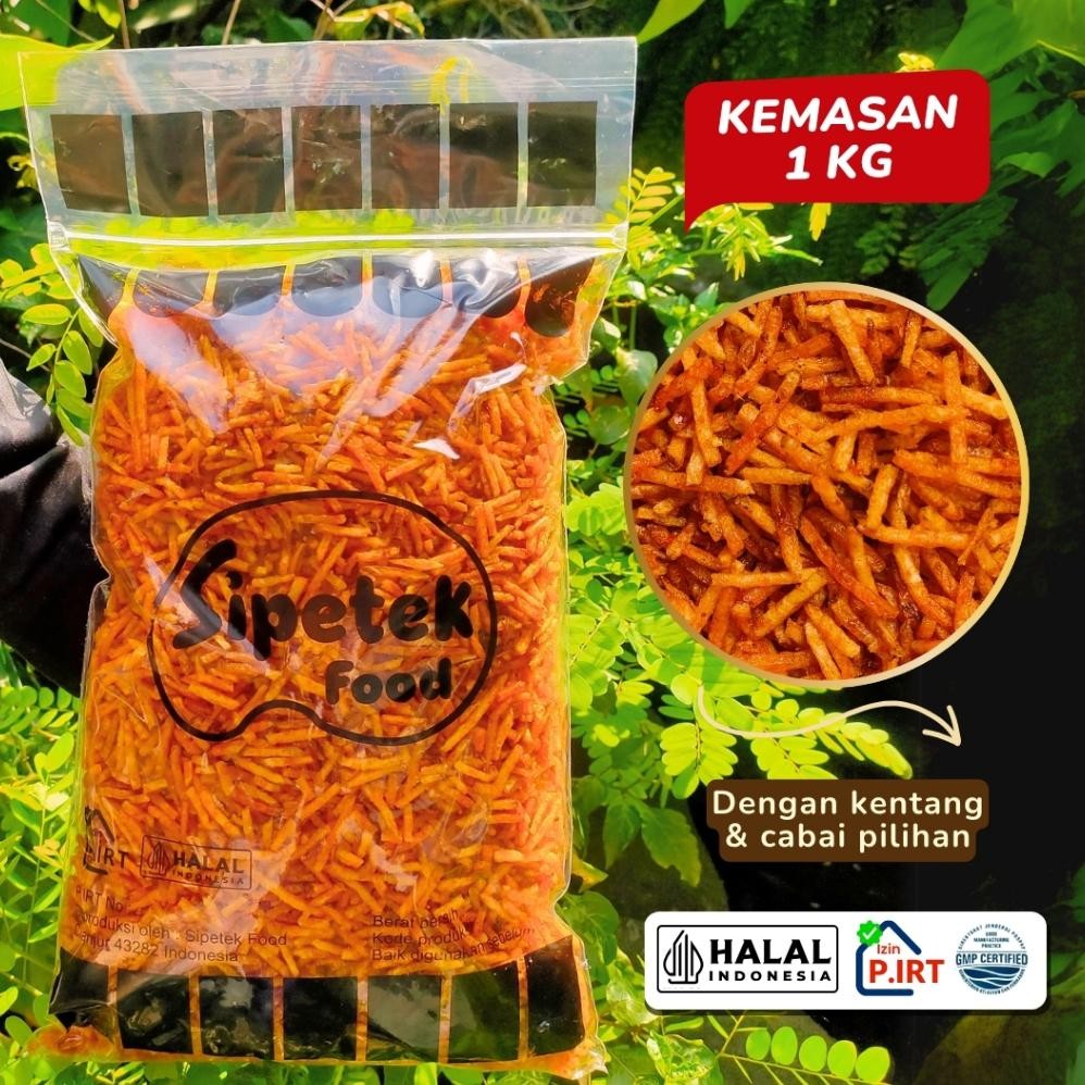 

Kentang Mustofa Sipetek Pedas Manis Gurih Kemasan 1KG Sipetek Food Nugi