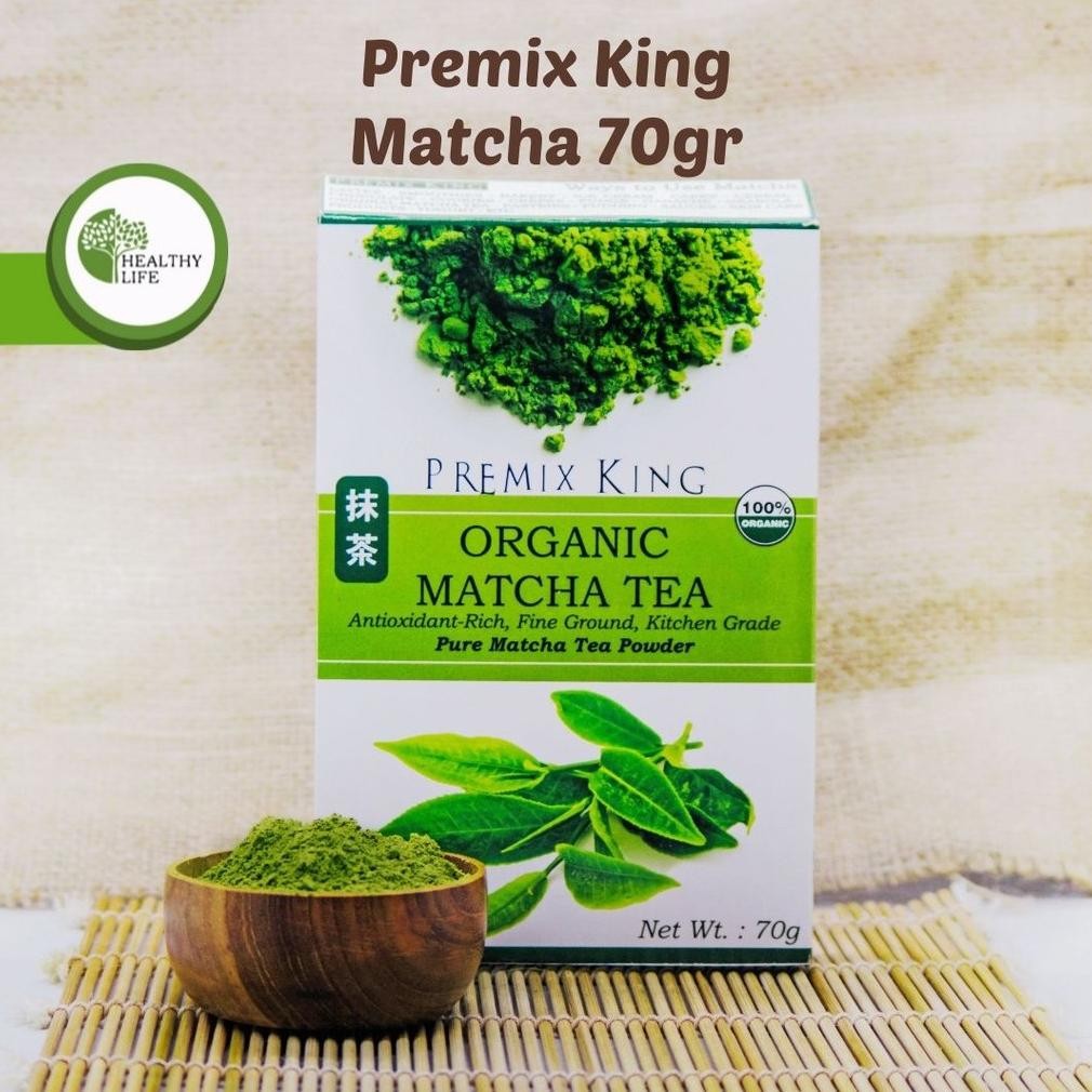 

Premix King - Organic Matcha Tea Powder / Bubuk Matcha Murni Premium 70gr Nugi
