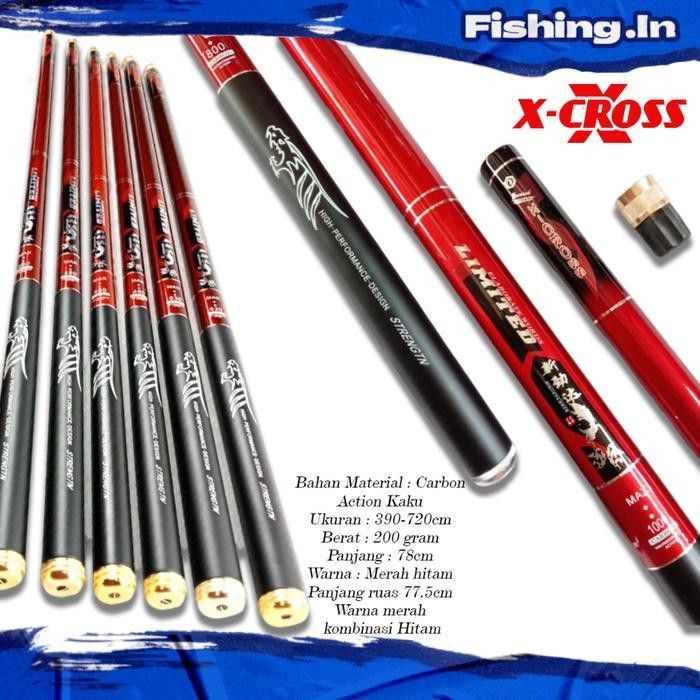 Joran Tegek Xcross Limited Dan Hydra Sage Murah 360Cm 450Cm 540Cm