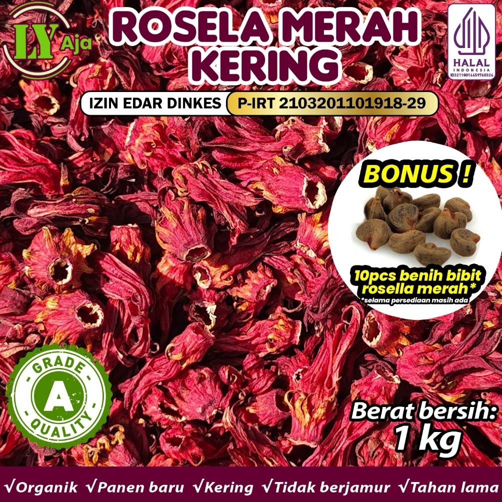 

Grosir Teh Bunga Rosella Merah 1 Kg 1Kg LY Aja Kering Grade A Nugi