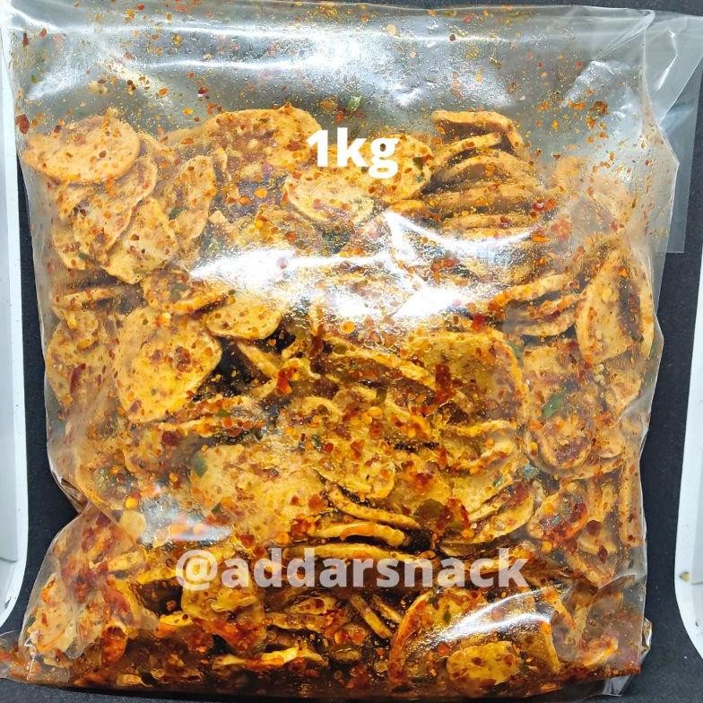 

Keripik Basreng Bumbu Basah Daun Jeruk Halal 1kg Nugi