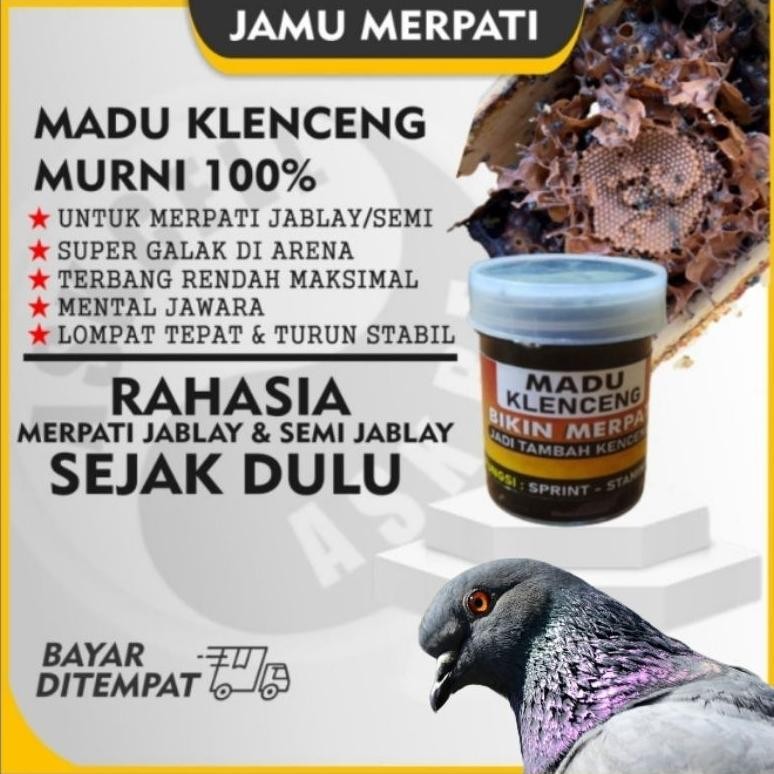 MADU KLENCENG UNTUK MERPATI KOLONGAN,BALAP,TOMPRANG,JAMU HERBAL GIRING KEKET,STAMINA /Giring keket /