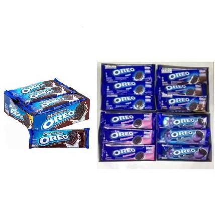 

Oreo Original, Ice Cream, Chocolate Creme, Strawberry Creme (12 x 27.6 gr) Nugi