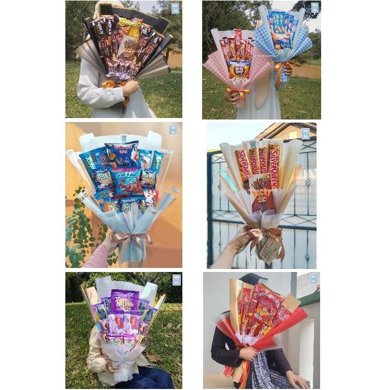 

[READY] INSTANT SAMEDAY BUKET SNACK / BUKET SNACK WISUDA / BUKET ULANG TAHUN / BUKET DEPOK / HADIAH