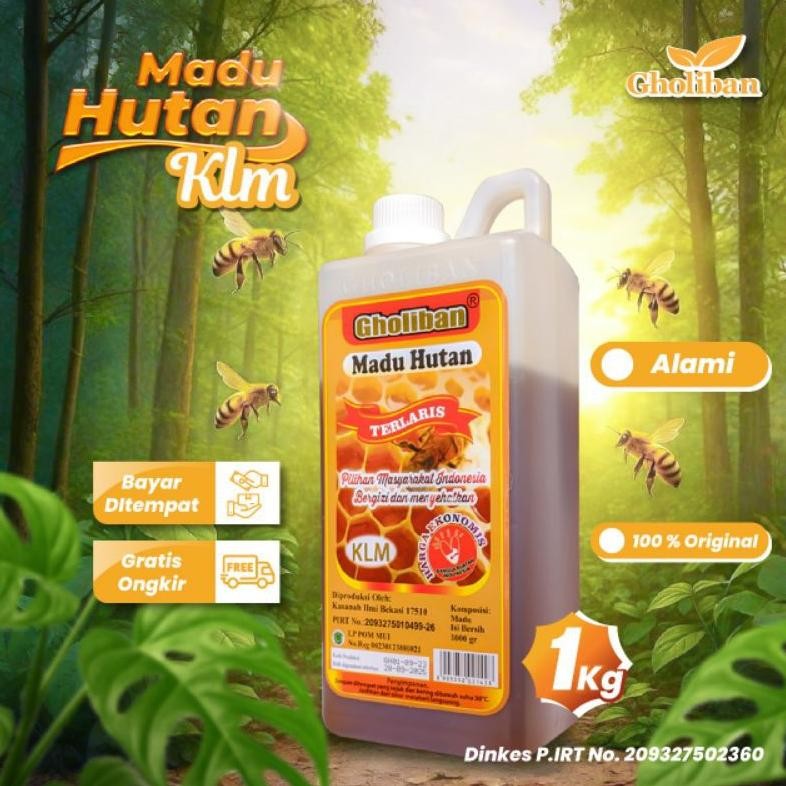 

Madu Hutan KLM Gholiban 1kg Terlaris Original Product Nugi