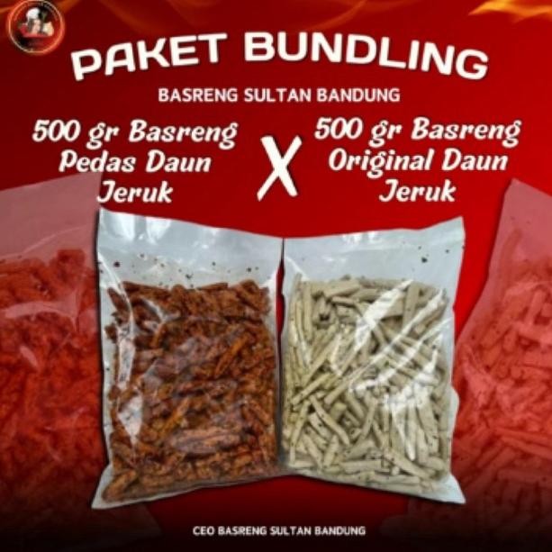 

Bundling Peri (Pedas Ori) 500gr PEDAS DAUN JERUK + ORI DAUN JERUK Nugi